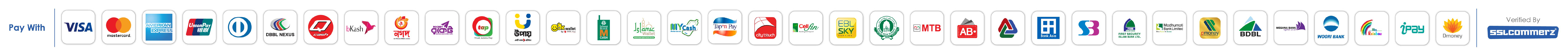 Supported payment methods